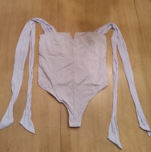 Free People Light Purple Bodysuit